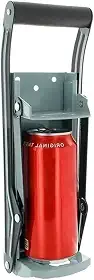Amassador de Latas e Latinha 475ml com Abridor de Garrafas – Prensador Metálico Profissional, Resistente, Ecológico, Compacto, Ideal para Reciclagem, Sustentável e Uso Doméstico