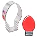 Christmas Lights / Light Bulb Cookie Cutter - 3.25 Inch - Ann Clark - US Tin Plated Steel