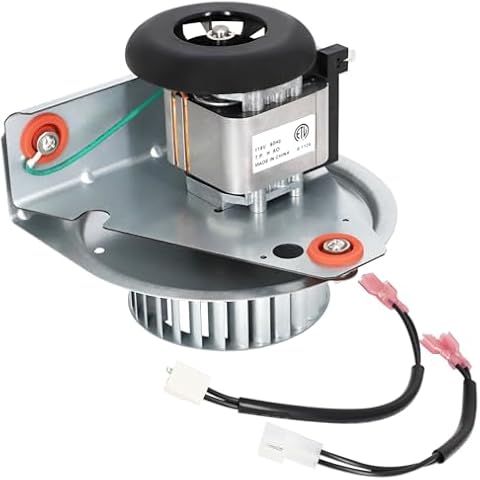 Criditpid HC21ZE117-B HC21ZE117 Furnace Draft Inducer Blower Motor Kit for JAKEL INC J238-150-1571 Draft Inducer Motor, Inducer Motor Kit Includes Blower Wheel and Mounting Bracket. Cover