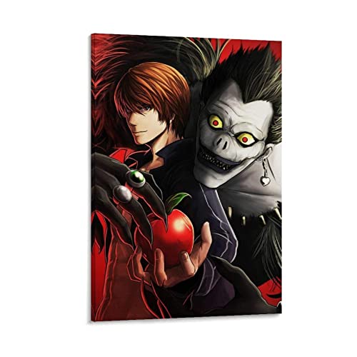 WOLIUER Sin Marco 60X90cm Pintura del Arte de la Pared de la Lona Death Note Anime pósters