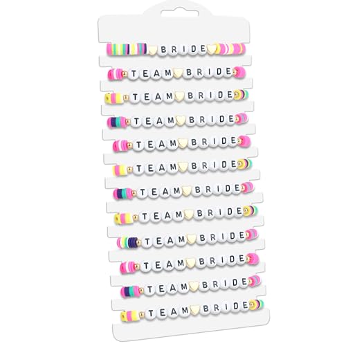 Accesorios para Despedida de Soltera, Pulseras de Despedida de Soltera, Pulseras The Bride, 11 Pulseras de Novia de Equipo + 1 Pulseras de Novia, para Boda Disfraces Fiesta Despedida de Soltera Acceso Accesorios para Despedida de Soltera, Pulseras de Despedida de Soltera, Pulseras The Bride, 11 Pulseras de Novia de Equipo + 1 Pulseras de Novia, para Boda Disfraces Fiesta Despedida de Soltera Acceso