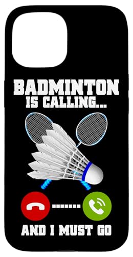 �o�h�~���g�����Ă�ł���A���͍s���Ȃ���΂Ȃ�Ȃ����P�b�g�o�h�~���g���I��Badminton �X�}�z�P�[�X iPhone 15 �p