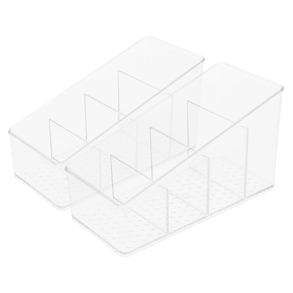 SHOWERORO Tea Bag Box Organizer 2-pack Sugar Bag Holder Countertop Kitchen Accessory