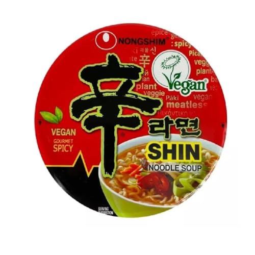 Image of Nongshim Shin Ramyun Vegan,2.64 Ounce,(Pack of 12)
