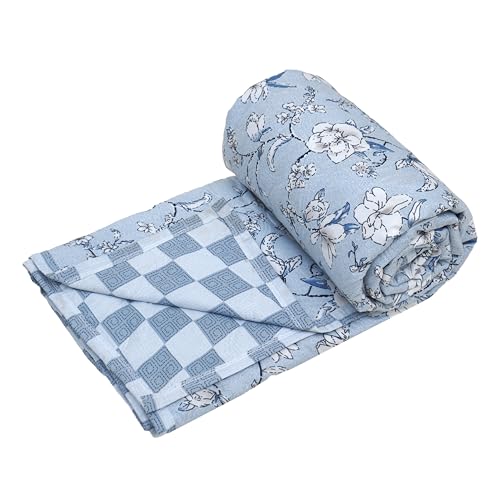 Image of Akshya Reversible AC Comforter Single Bed Blanket for Summer /mild Winter