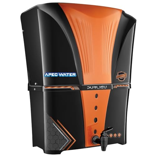Image of Apec Water Mineral RO+UV+UF 12 Liter RO + UV + TDS ADJUSTER Water Purifier With Copper Charge Technology Black & Copper Best For Home and Office (Made In India)