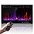 Electric Fireplace Insert 30" Realsmart 1500W Wall Mounted Electric Fireplaces with Recessed Heaters, Remote Control, Slim Black Fireplace Screen, Timer, 12 Flame Colors LED Decor, Low Noise