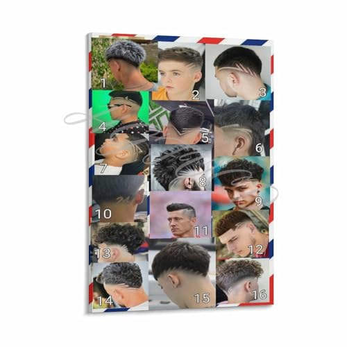 Hair Salon Hairstyle Poster Barber Shop Women Haircut Beauty Salon