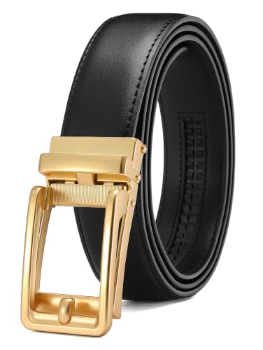 Image of CHAOREN Click Belts for Men - Mens Ratchet Belt 1 3 /8 inch for Dress Pants - Perfect Companion to Men's Oxfords