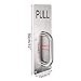 Sumnacon 12 Inch Stainess Steel Door Handle Pull and Push Plate Silver 2 Sets-for Home/Office/Warehouse/Public Places and Suitable of Wooden/Composite Door with Screws