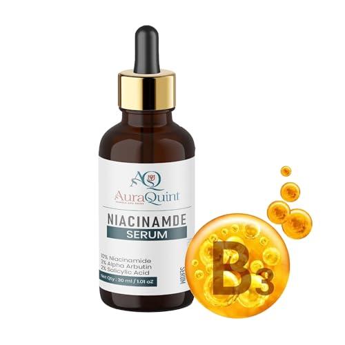 Image of 10% Niacinamide, 3% Alpha Arbutin,2% Salicylic Acid Face Serum | Tackles Acne, Reduces Pores, Brightens Skin & Balances Oil | For Men & Women