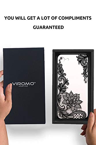 Viromo Matte Slim Case With Full Camera Protection (Camera Cover), Lace Flower Design On Hard Back For Women, Girls (For Iphone 8/7/Se) #TOP6