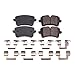 Power Stop 17-1547, Z17 Rear Ceramic Brake Pads with Hardware For A6, A6 Quattro, A7 Quattro, A8 Quattro, RS5, RS7, S6, S7, S8, Macan [Model Specific]