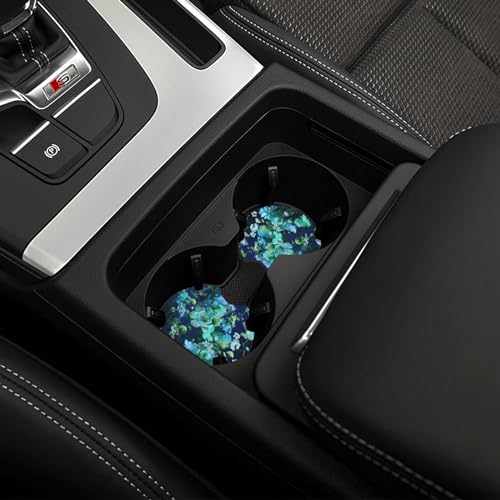 Portavasos para coche neopreno 2 piezas universal negro miniatura 6