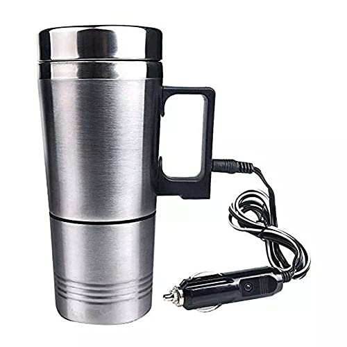 Tetera eléctrica de acero inoxidable para auto 12V miniatura 2