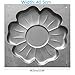 Peminkoo Walk Maker Concrete Path Maker DIY Concrete Mold Step Flower-Shape Mold Stone Cement Paving Landscape Floor Tile Pavement Mould for Garden Yard Pathway