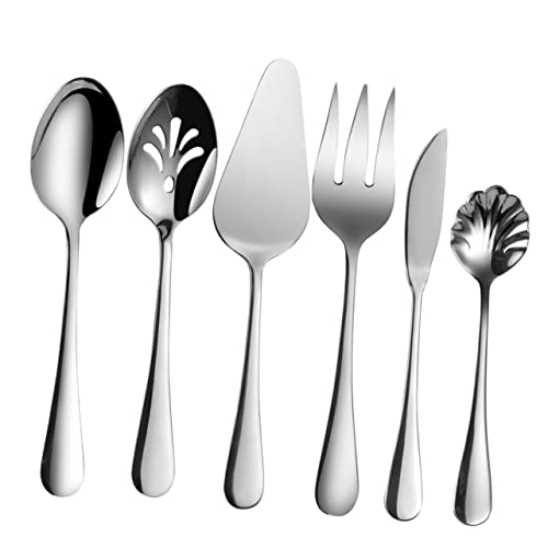 AUTSUPPL 1set Colander Spoons and Cream Scrapers Cake Shovel Spoons for Home Baking and Dessert Shops Easy to Clean and Stylish Design