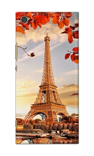 Image of Printed Hard Back Cover for Sony Xperia XA1 Ultra Back Cover (Eiffel Tower -K1) -190724(DP)