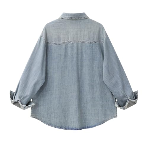 Veste en jean pour femme style coréen et hauts décontractés de printemps - 2