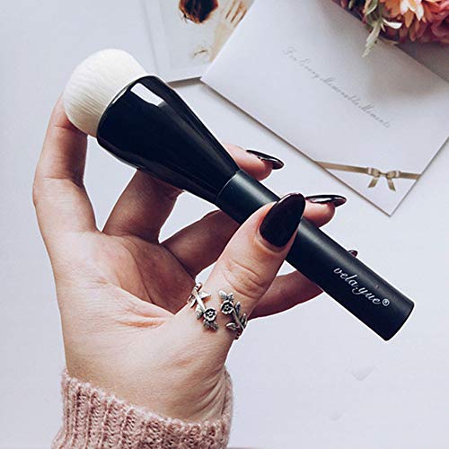 Vela.yue Large Foundation Brush Soft Dense Full Coverage Buffing Blending Contouring Complexion Base Corrector Powder Makeup Brush #TOP3