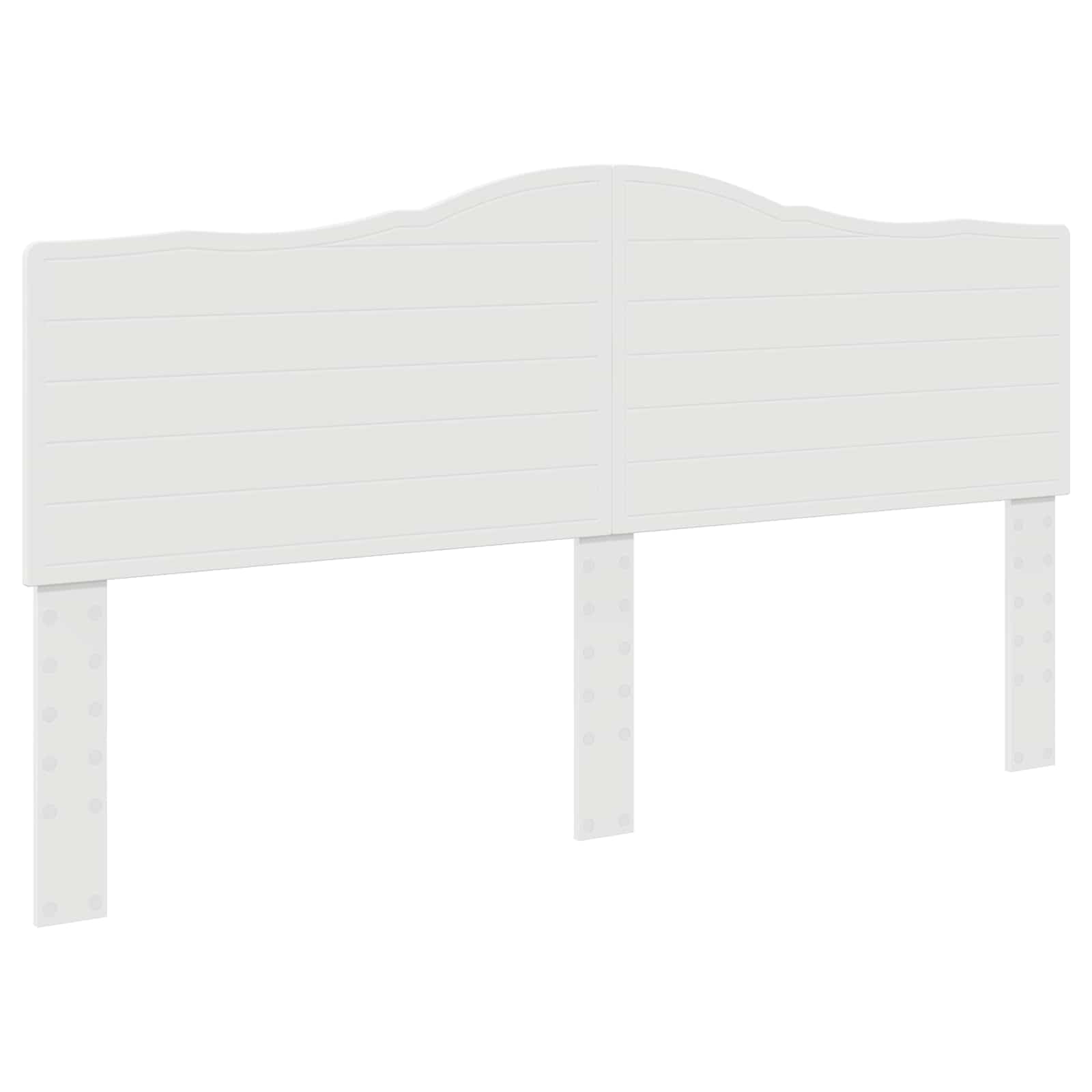 vidaXL Testiera Bianco Legno Multistrato, Testiera Letto Moderna, Design Retangolare, Mobili Minimalisti, Decorazione Resistente per Camera da Letto