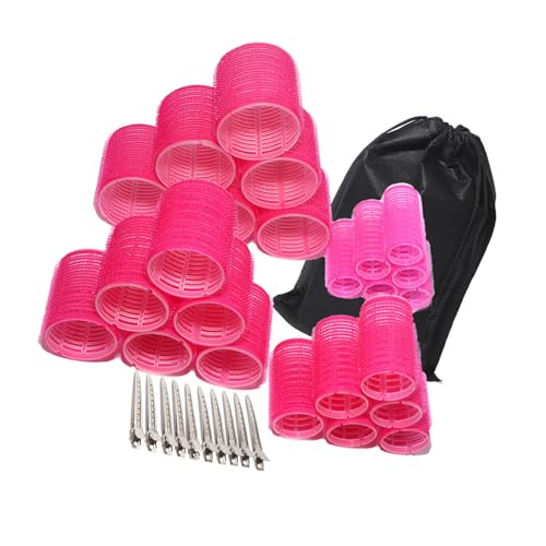 Set Bigodini Per Capelli Da 6 Con Clip in Metallo Saloni Styling Da Lunghi a Corti Eventi Formali Kit Bigodini Acconciature Rapide