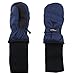 SnowStoppers Kid's Waterproof Stay On Winter Nylon Mittens Small / 1-3 Years Navy Blue