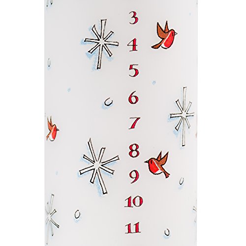 Alison Gardiner Weihnachten Advent Kerze 'Schneem?nner' Wax S?ule 50 Stunden Brenndauer … – Ansicht 4