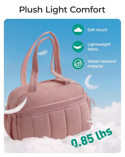Image of BAGSMART Gym Bag for Women, Duffle Bag for Travel with Wet Pocket, Lightweight Carry on Weekender Duffel, Water Resistant