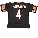 Generic Jim Harbaugh Chicago Blue Jersey Stitched Custom Football New No Brand/Logos (US, Alpha, X-Large, Regular, Regular, Blue)