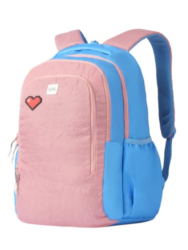 Image of Wildcraft Wiki Prism 40 Backpack for Boys & Girls | 40 Ltr with 3 Compartments, Padded Shoulders, Bottle Holder | Best for Books, Stationery, Lunch Box & Essentials