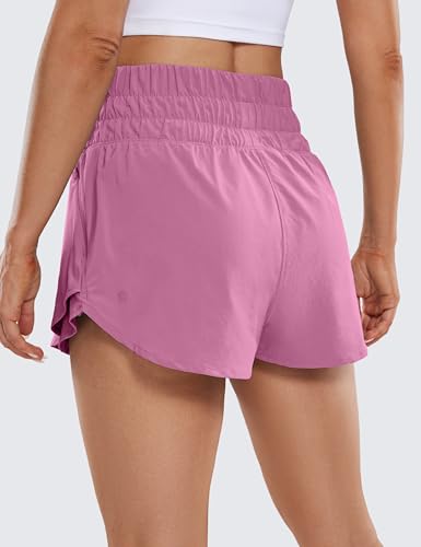 Image of CRZ YOGA Ruffle Skirt Overlay Athletic Shorts | High Waisted, Quick Dry, Lightweight, Flowy, A Zip Pocket, for Women