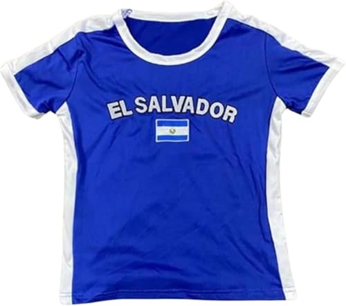 Colombia Baby Tee Summer Crop Tops Y2k Clothes Mexico Jersey 90s Graphic Tee 2000s Going Out2