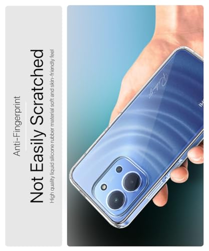 Image of WOW IMAGINE Transparent Back Cover Case for Mi Redmi 15C 5G | Poco C85 5G 2025 | Raised Bumps for Full Device & Camera Protection Shockproof TPU Silicone Back Case Mobile Cover - Transparent