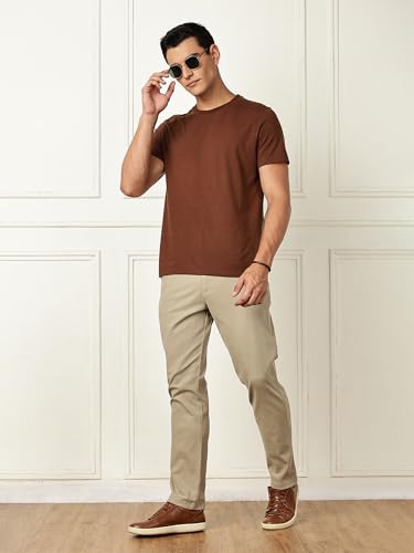 Image of Thomas Scott Men's | Solid | Regular Fit | Premiun Cotton | 4 Pocket | Formal wear Trouser | Casual Chino | Pants for Men