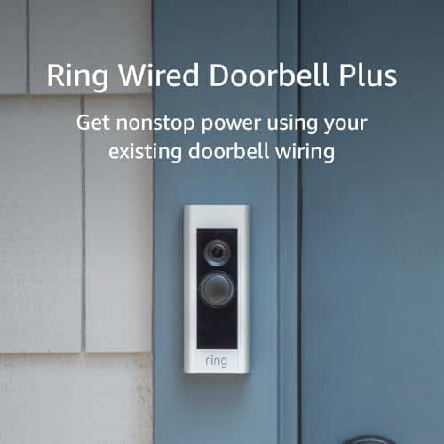 Ring Wired Doorbell Plus - Upgraded, with added security features