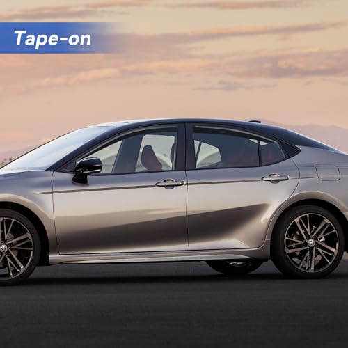 Image of Window Visors Rain Guards for 2025 2026 Toyota Camry, Out-Channel Window Vent Wind Deflectors Visors Shades for 25 26 Camry LE SE XLE XSE