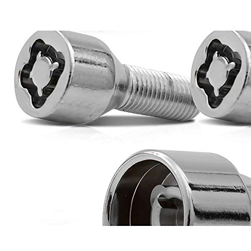 Jogo Parafuso Antifurto Peugeot 207 Passion M12x1,25