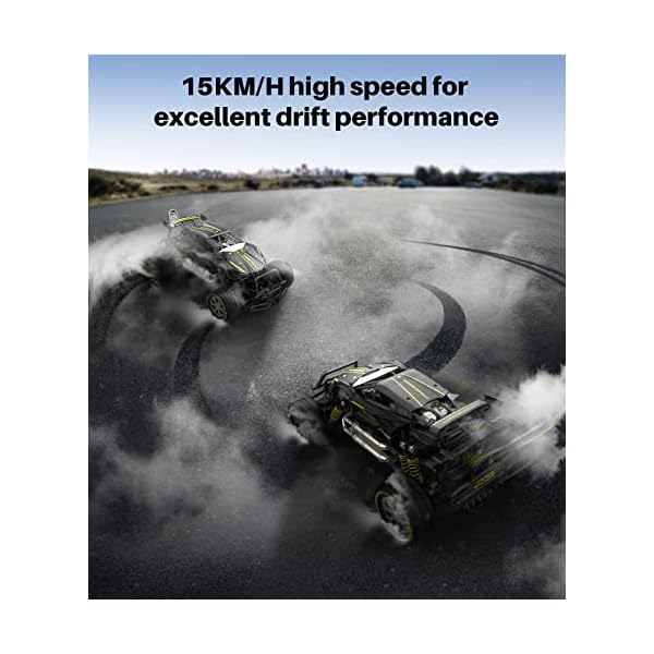 DODOELEPHANT Ferngesteuertes Auto, Spielzeug aus Metall 1/20 Remote Control RC Car Crawler Buggy Drift 15KM/H 2.4GHz All Terrain 2WD 2X Batterien Geschenk für Kinder by – Bild 3