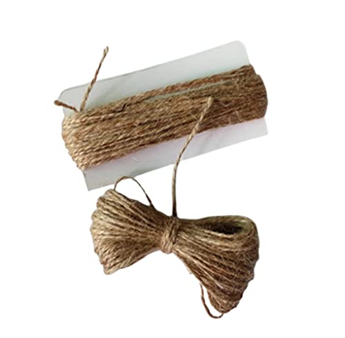 Generic Natural Rustic Hand Jute Twine Hemp Rope for DIY Wedding/Scrapbooking/Gardening/DIY/Decoration/Accessories for Garden Tools 2 M New Released Nice