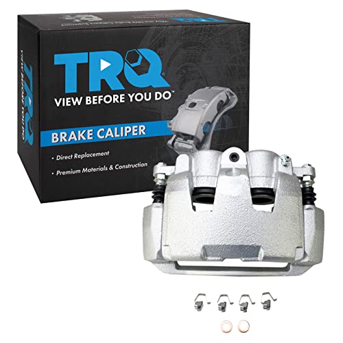 Image of TRQ Front Left Right Brake Caliper w /Bracket Driver Passenger Side