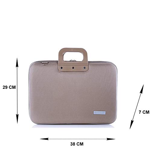 Nylon Briefcase, 38 cm, 15 Liters, Tan2