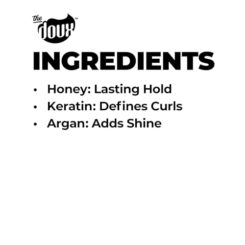 The Doux POP LOCK 5-Day Curl Forming Glaze for Natural Hair – Anti-Humidity Gel with Honey & Argan Oil – Curly Hair Styling Gel for Shine, Frizz Control, and Long-Lasting Curl Definition - Image 5