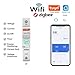 Wooswen 1P TUYA APP Zigbee Metering Protector Smart Power Consumption KWh Meter Circuit Breaker Time Relay Switch