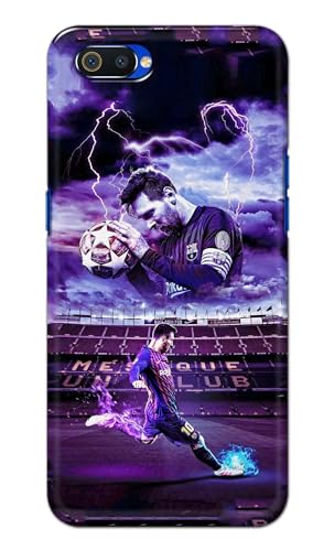 Image of Printed Hard Back Cover Case for Realme C2 | Oppo A1K Back Cover (Famous Football Player) -1111