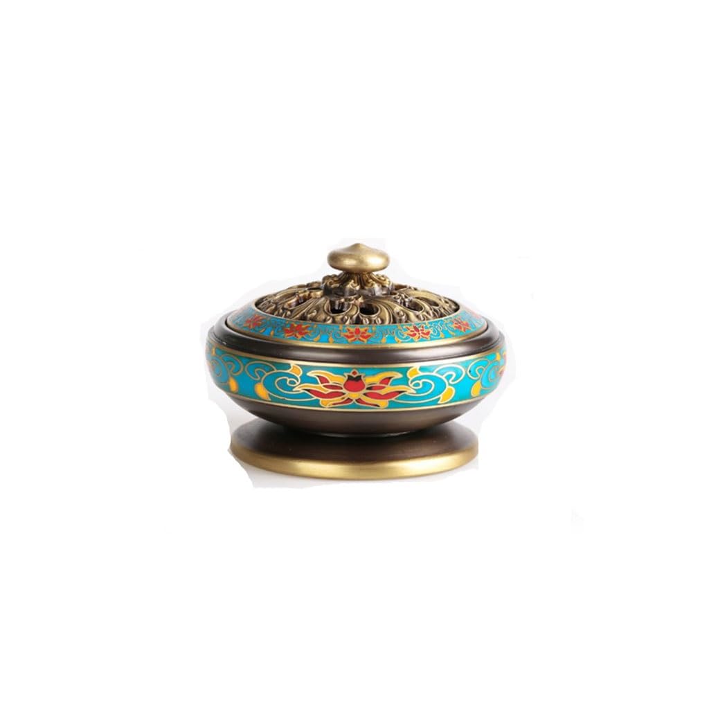 Incense Holder Base Incense Burner Copper Household Tea Ceremony Indoor For Buddha(A)