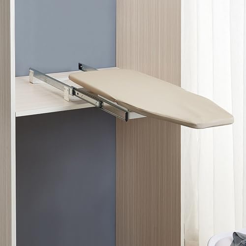 Table à repasser en bois haut de gamme rotative avec coussin épais