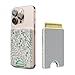 Casely MagWallet | Sage Garden | Green Floral | Slim Wallet Card Holder | Compatible with MagSafe | Soft-Touch Hard Silicone | Holds Up to 3 Cards