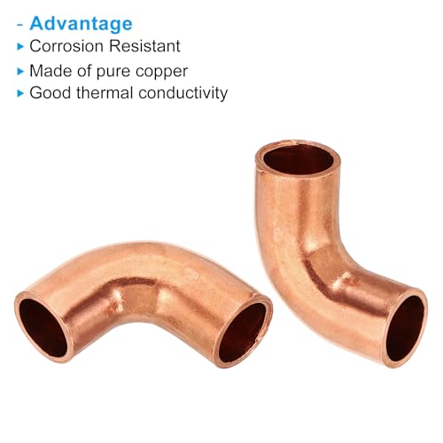 Raccord tuyau d'arrosage 8mm en cuivre épais anti-fuite PATIKIL - 4