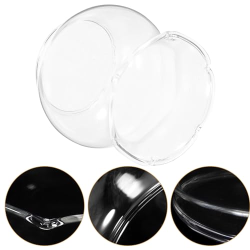 HOLIDYOYO Glass Oil Lamp Shade Windproof Kerosene Lamp Cover for Vintage Style Lighting for Indoor Use Outdoor Trips Light Scattering